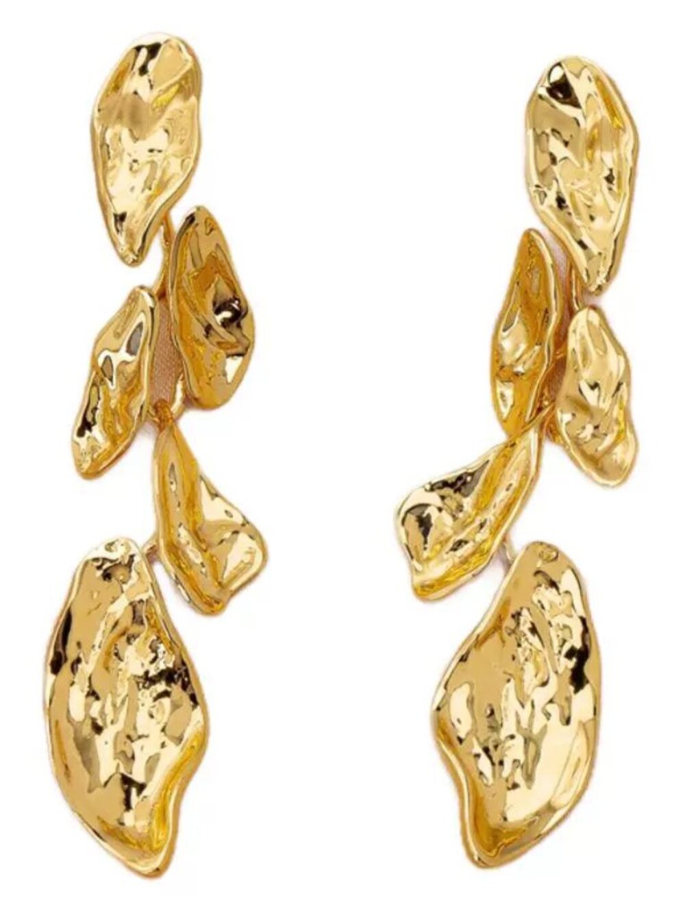 Alexis Bittar Irregular Polished Texture Stud Earrings